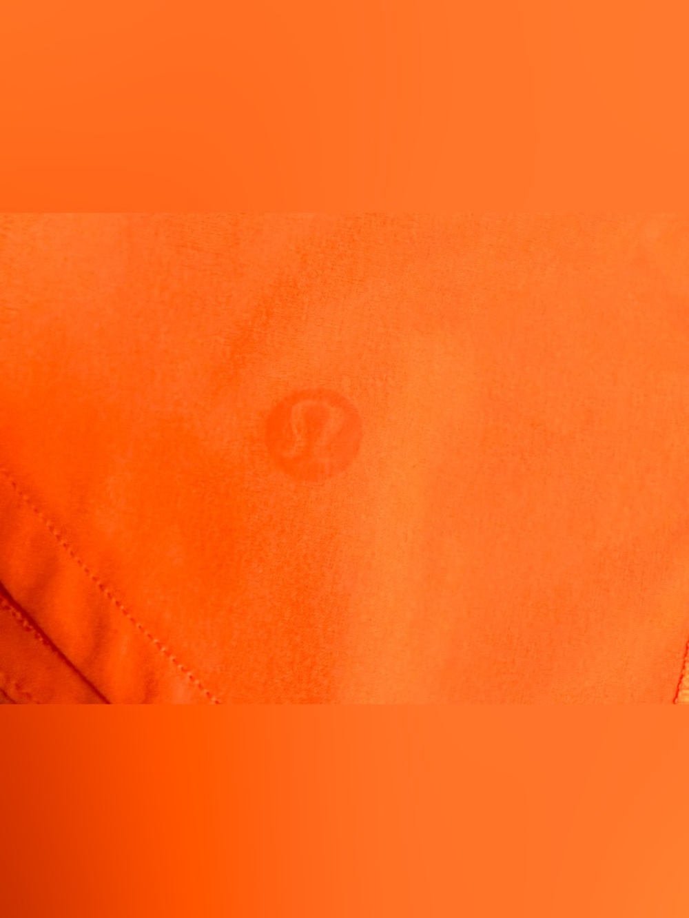 lululemon athletica Women's Athletic Shorts - Bright Orange - Picture 3 of 4